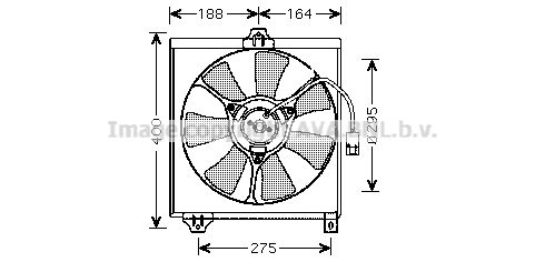 AVA QUALITY COOLING Ventilators, Motora dzesēšanas sistēma TO7546